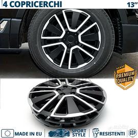Copricerchi per FORD 13 Pollici NERE con 15 Razze