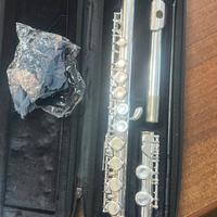 Flauto traverso con custodia 