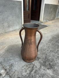 Brocca  Vintage in Rame Martellato Arredo Rustico