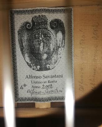 Chitarra classica Alfonso Savastani