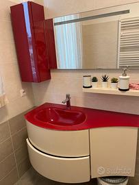 mobile bagno lavabo con specchio e pensile