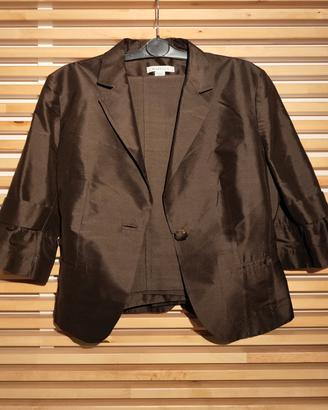 Completo MARELLA -  100% seta - Marrone, TG 44