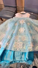 vestito carnevale  Elsa di Frozen Disney