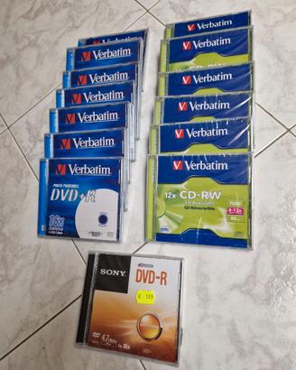 cd / dvd x masterizzare (tot. 14 pezzi).