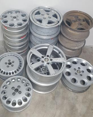 Cerchi alfa romeo 13 14 15 16 17 vintage