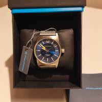 Orologio Piquadro al quarzo maglia Milano fliplock