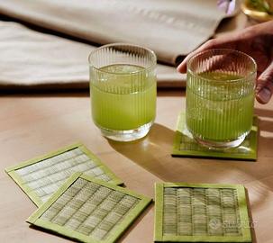 10 Sottobicchieri stile Tatami Japan