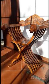 Sedia Savonarola richiudibile 