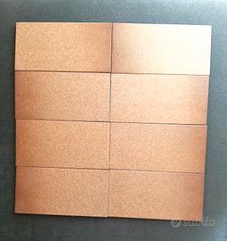 8 mattonelle piastrelle vintage marrone Beige 20cm