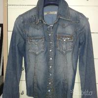 Only Camicia Jeans borchie e pietre