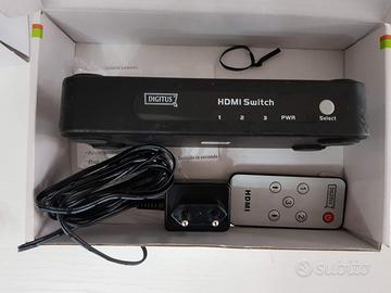 Switch HDMI 3 porte con telecomando