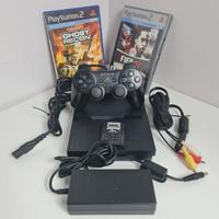 Console Sony PS2 Slim + Controller + 2 Giochi
