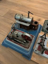 Set Motore a Vapore Wilesco D16 e Accessori