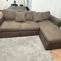 Divano letto con penisola