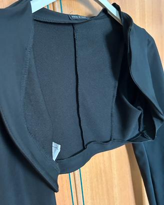 Blazer corto nero elegante cerimonie manica lunga