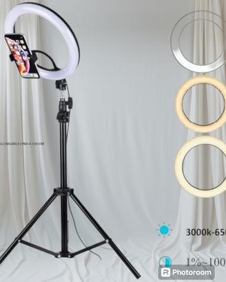 kit illuminazione a led per foto e video