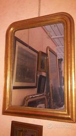 PICCOLA SPECCHIERA DORATA IN FOGLIA