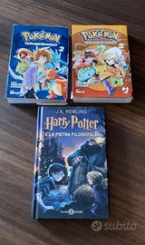 Libri- 2 Pokemon- 1 Harry Potter