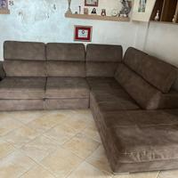 Divano letto con penisola