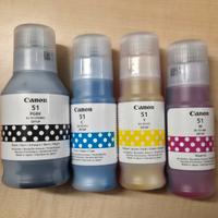 Set Flaconi Inchiostro Originali Canon Cod. 51