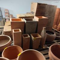STOCK: Vasi Terracotta  NUOVI   FATTI A MANO !!!