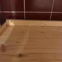 Tavolo legno e ferro battuto