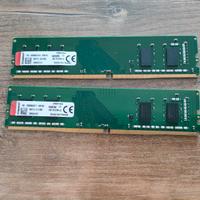 RAM Kingston DDR4  4GB + 4GB anche separatamente 
