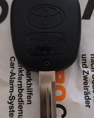 chiave Toyota Yaris originale non codificata 