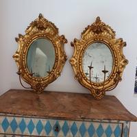 Coppia di specchi fine settecento