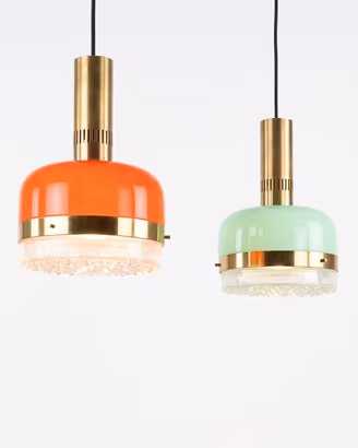 Coppia di lampadari anni 50