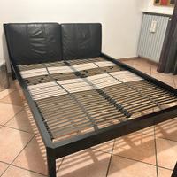 Letto ecopelle con doghe regolabiliz