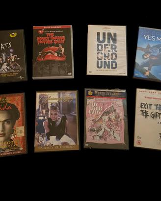 Film vari in DVD Banksy, Jum Carrey, ecc