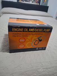 Pompa elettrica 12V per travaso olio 