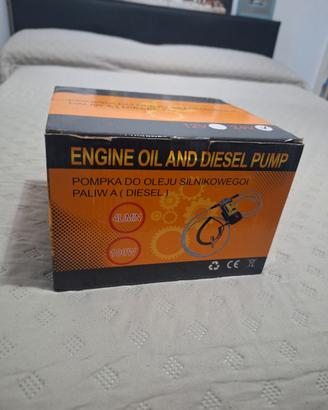 Pompa elettrica 12V per travaso olio 