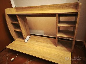 mobile porta pc da parete 110 x 30 x 75h