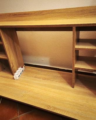 mensola scrivania  da parete 110 x 30 x 75h