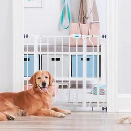 Cancello per animali con  gattaiola  148 cm lungh.