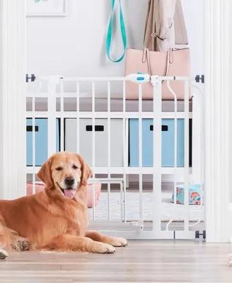 Cancello per animali con  gattaiola  148 cm lungh.