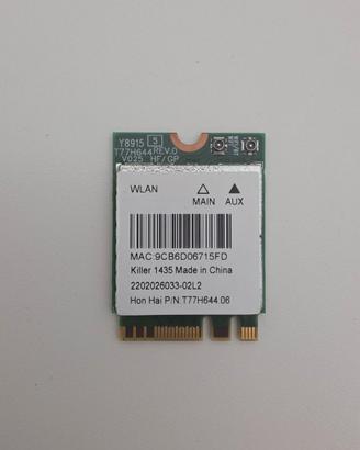 Adattatore Wi-Fi 5 M2 2230 Killer 1435
