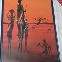 quadro paesaggio Africa 