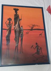 quadro paesaggio Africa 