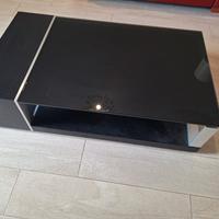 tavolino vetro legno