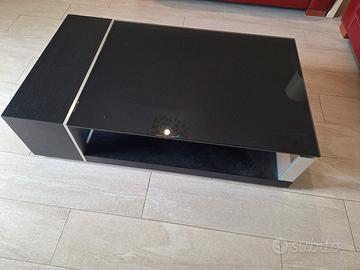 tavolino vetro legno