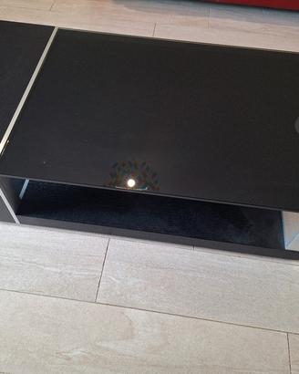 tavolino vetro legno