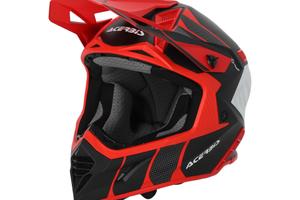 Casco Acerbis X-Track nero rosso TG-XS