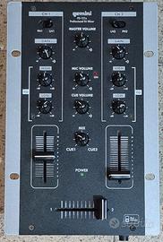 Mixer DJ Gemini PS-121x - 2 Canali con Alimentator