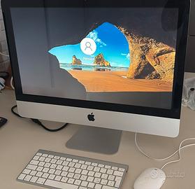 imac 21,5" A1311 + keyboard + mighty mouse scatola