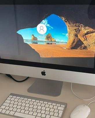 imac 21,5" A1311 + keyboard + mighty mouse scatola