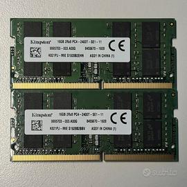 RAM laptop DDR4 SODIMM 2x16 GB 2400MHz - TOT 32GB