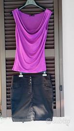 Completo T -shirts Zuiki taglia S, gonna Pimkie ta